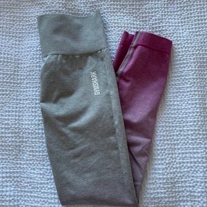 Gymshark adapt ombré leggings size small